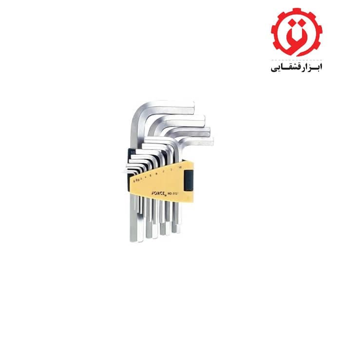 سری آچار آلن اینچی 13 عددی فورس مدل 5137S