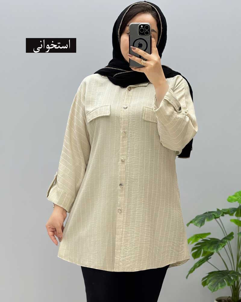 شومیز مانتویی شانتون بیتا کد957234