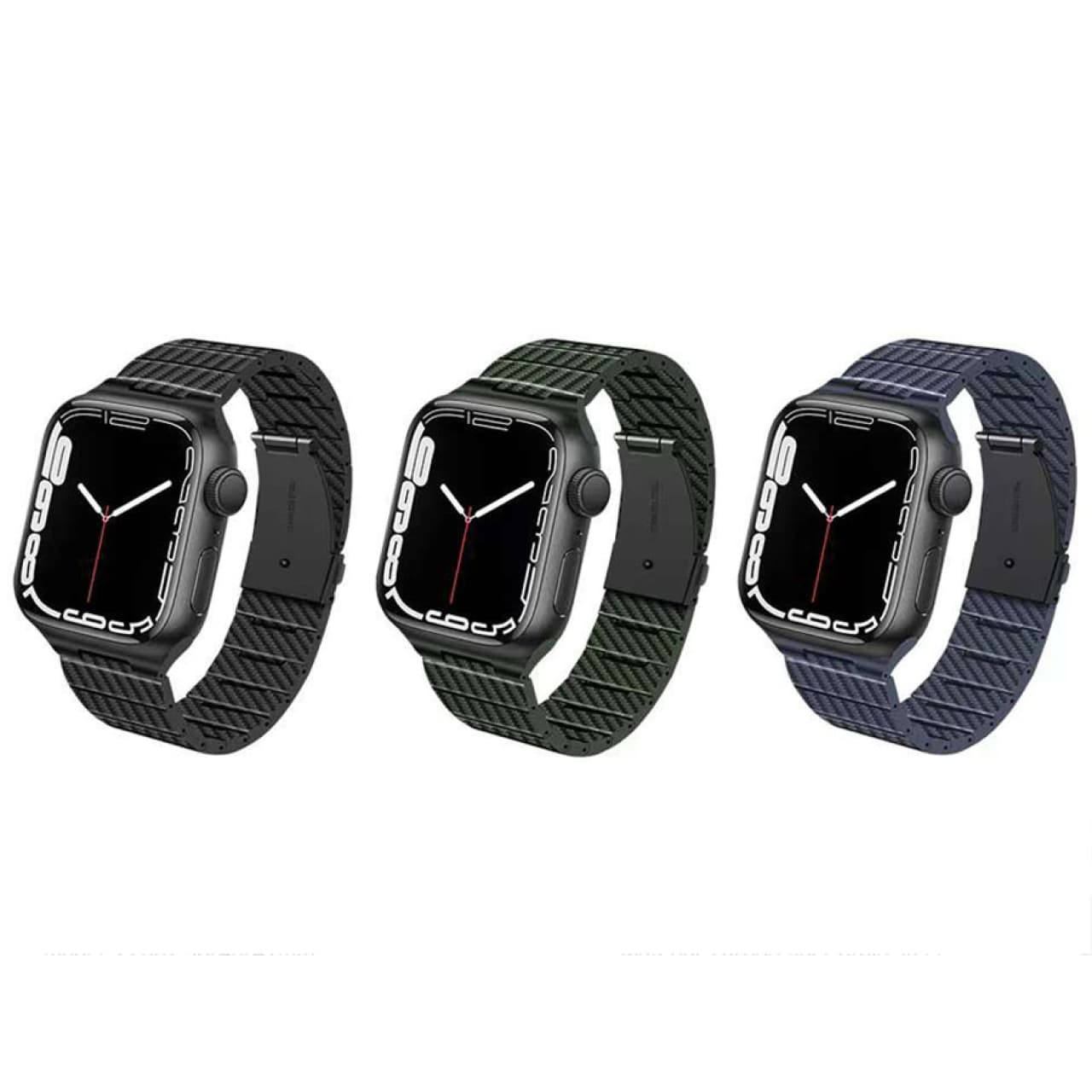 بند استیل پلاستیکی اپل واچ 42/44/45 میلیمتری کوتتسی Cottetci W76 pattern plastic strap 22008-BK