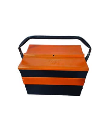 جعبه ابزار فلزی 30 سانت 3 طبقه تبریز ابزار غفاری مدل 303