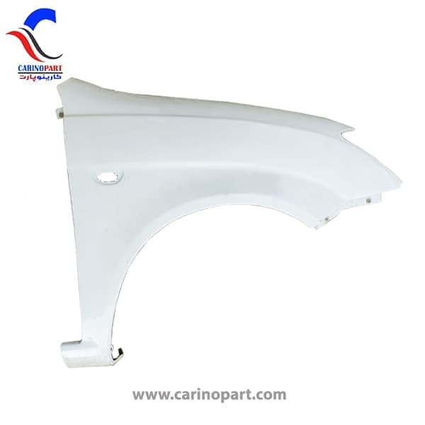 گلگیر جلو راست سفید رنگ فابریک تیبا