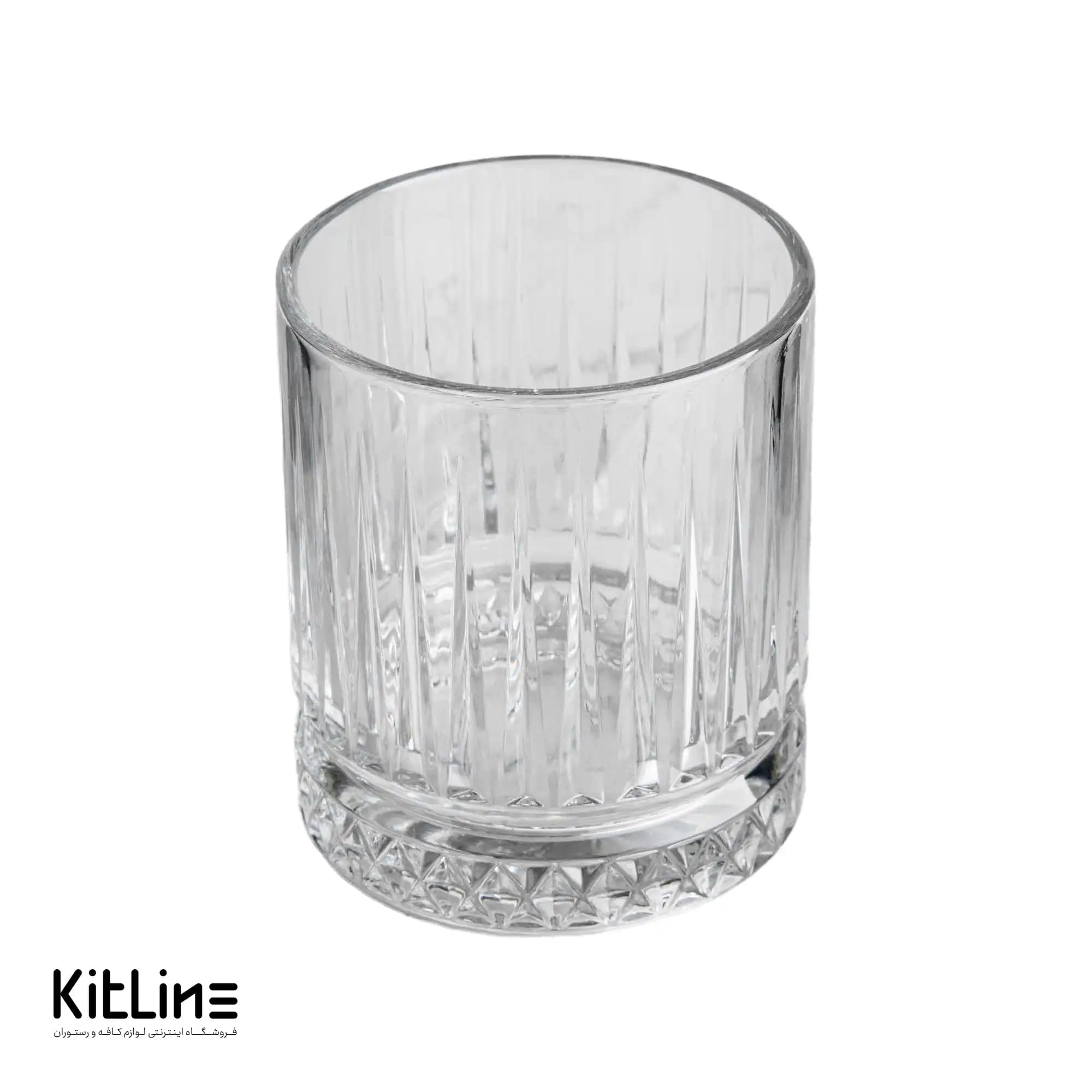 نیم لیوان بلور ۳۵۵ میلیلیتری پاشاباغچه مدل الیسیا (ست ۶ عددی)