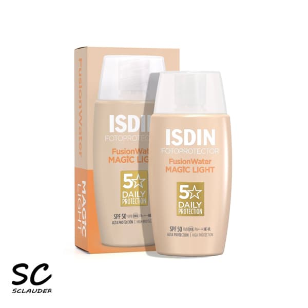 ضد آفتاب ایزدین مدل فیوژن واتر مجیک رنگ لایت Fusion Water Magic حجم 50 میل