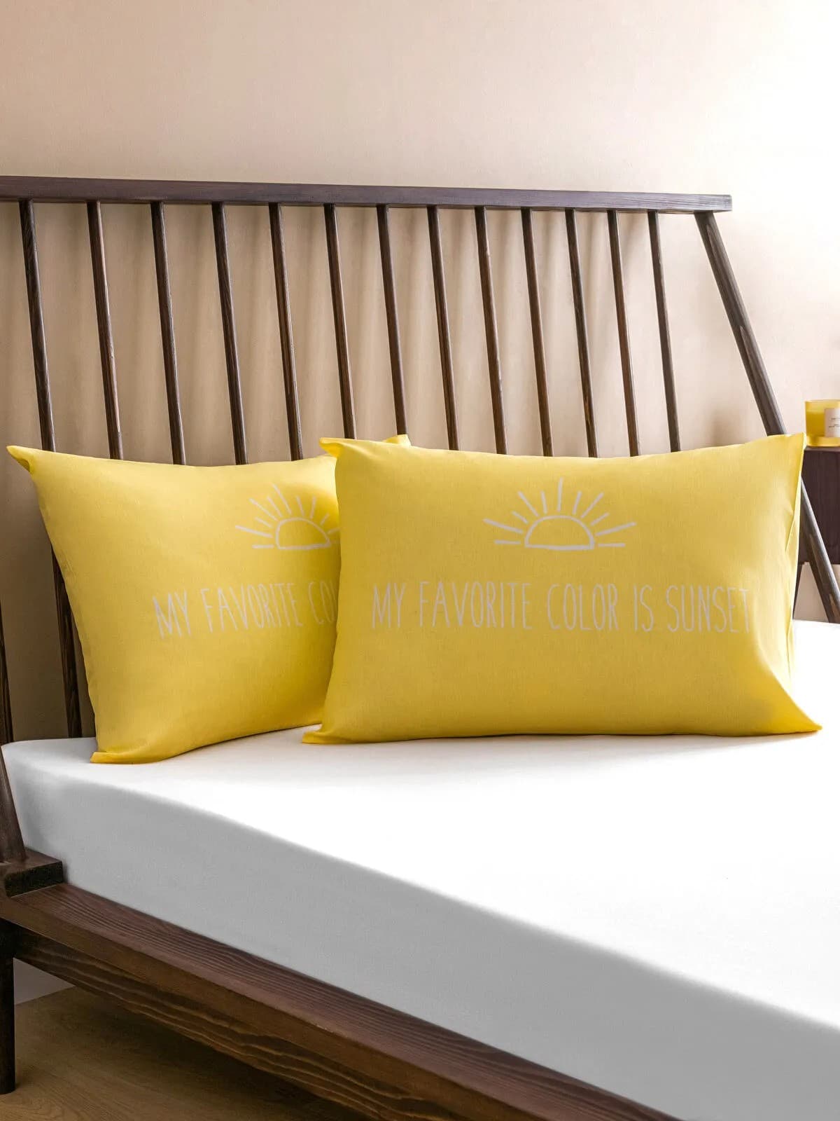 روبالشی السی هوم طرح sun بسته ۲ عددی