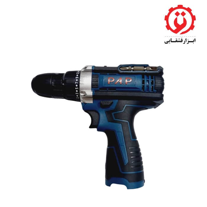 دریل شارژی به همراه دو باتری و مجموعه 32 عددی پی ای پی مدل CD-1225