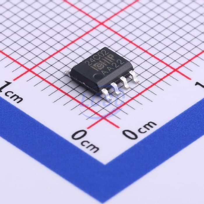 آی سی حافظه AT24C02 پکیج SMD