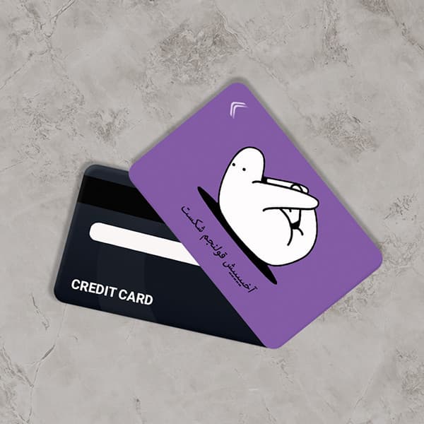 استیکر کارت بانکی طرح استیکر مستر دوناتینگ (Mr Donothing) کد CAA726-K