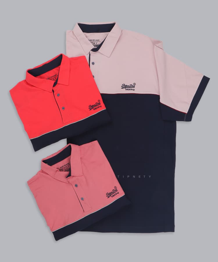 تیشرت یقه دار سایز بزرگ مردانه 5323