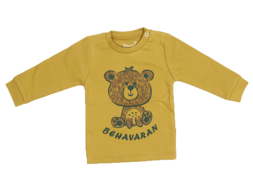 بلوز نوزادی پسرانه طرح گوچی به آوران behavaran