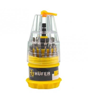 مجموعه 30 عددی پیچ گوشتی نمکدانی هوفر