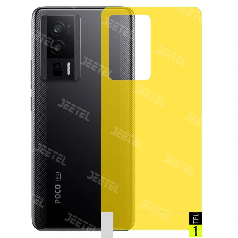برچسب نانو پشت گوشی Xiaomi Poco F5 Pro 5G مدل فول کاور شفاف آنتی شوک