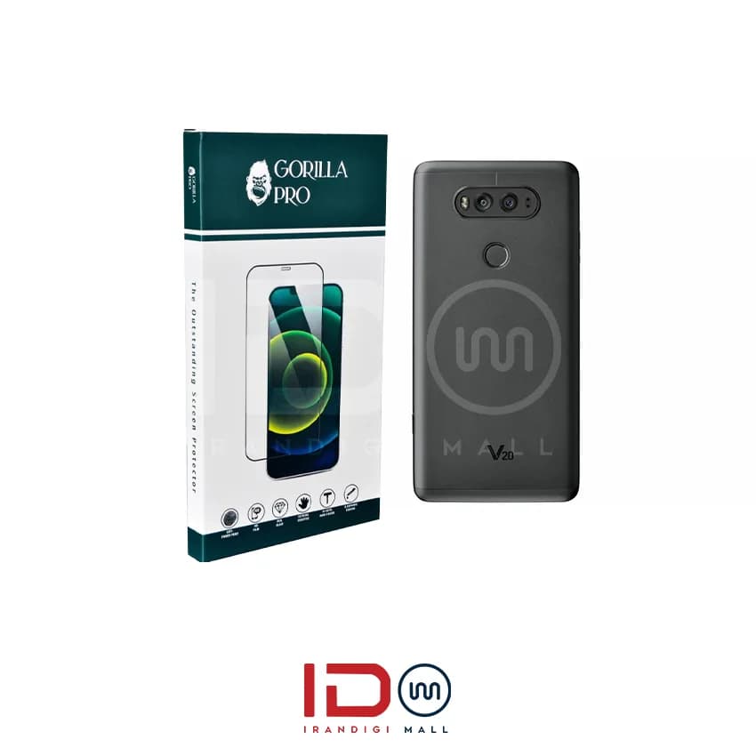 گلس و محافظ هیدروژلی (مات) بدنه گوشی ال جی مدل LG V20