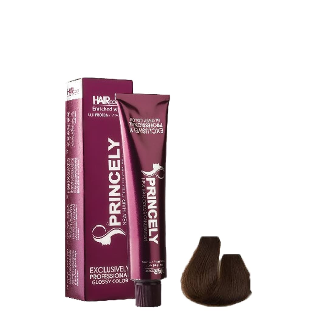 رنگ مو پرنسلی شماره 6.9 گردویی سرد حجم 120 میلی لیتر