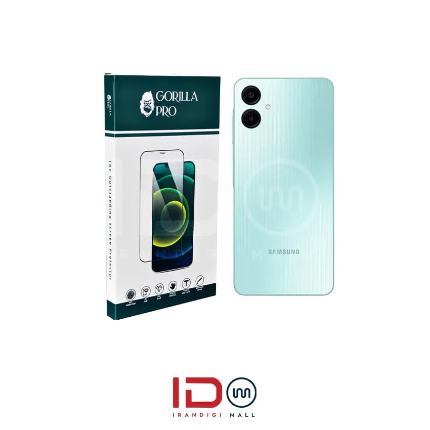 گلس و محافظ هیدروژلی (شفاف) بدنه گوشی سامسونگ مدل Galaxy A06