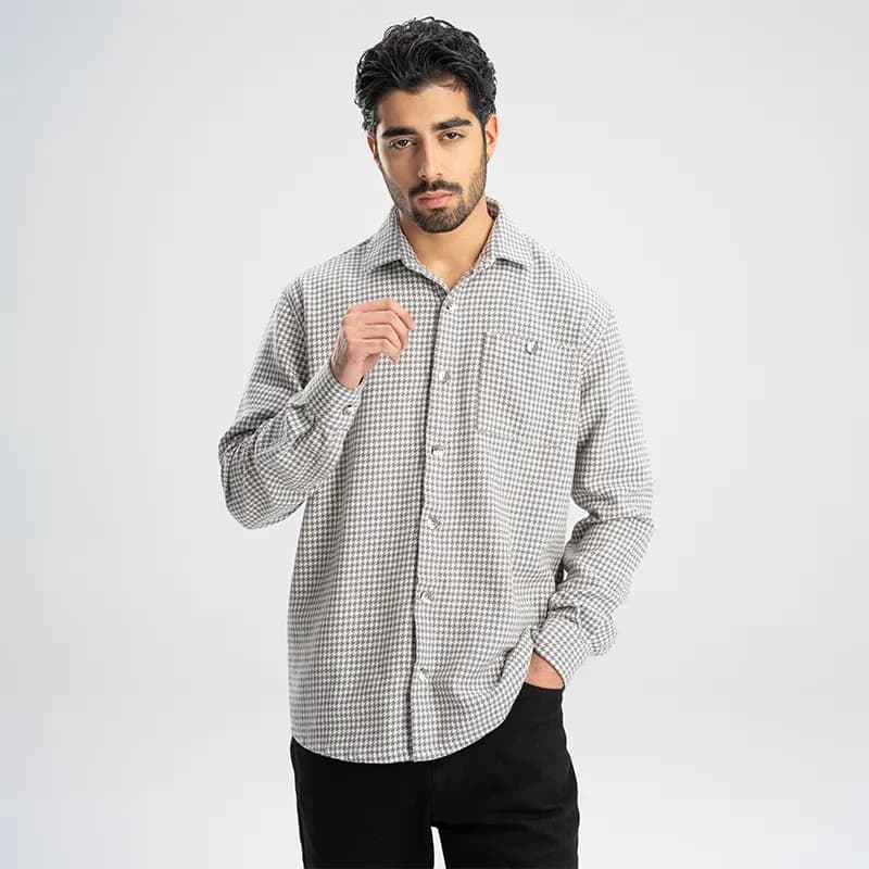 پیراهن مردانه رگولار آستین بلند پریمو 200620