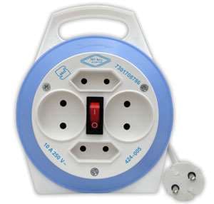 چند راهی برق جمع شو ای بی زد مدل 424005 سایز 3 متر