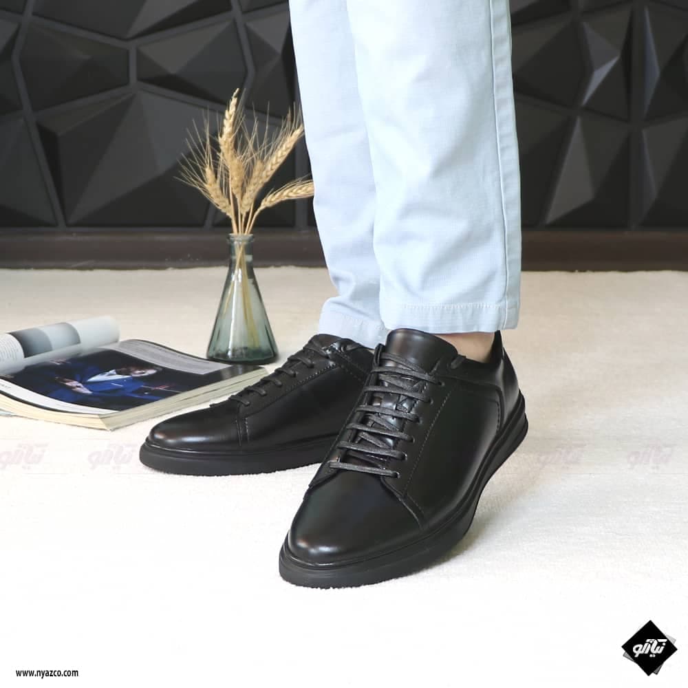 کفش چرم مدل ونس کد B128