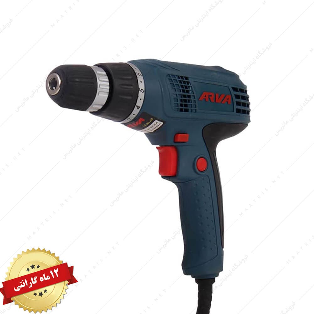 دریل پیچ گوشتی برقی 350 وات کد 5352 برند آروا