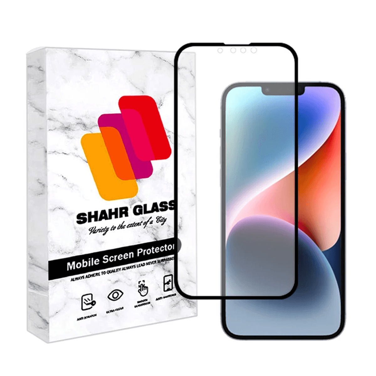 گلس سرامیکی مات گوشی اپل iPhone 14 Plus شهر گلس مدل MCERAMSH