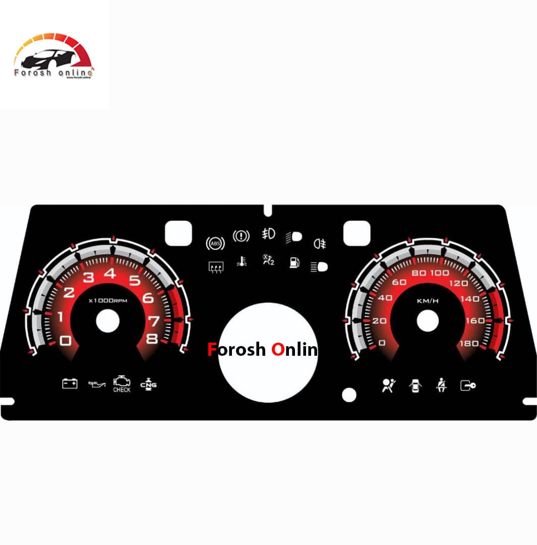 پشت صفحه کیلومتر پراید جدید مدل هارلی