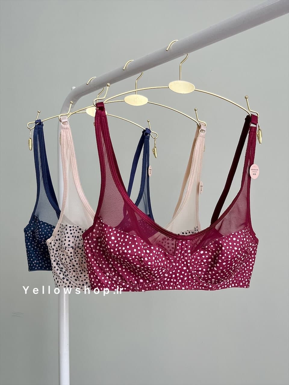 سوتین نخی فنردار زنانه برند کوزا کد 26102 (ایراد دار)