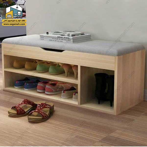 جاکفشی نیمکت دار کد JKP107