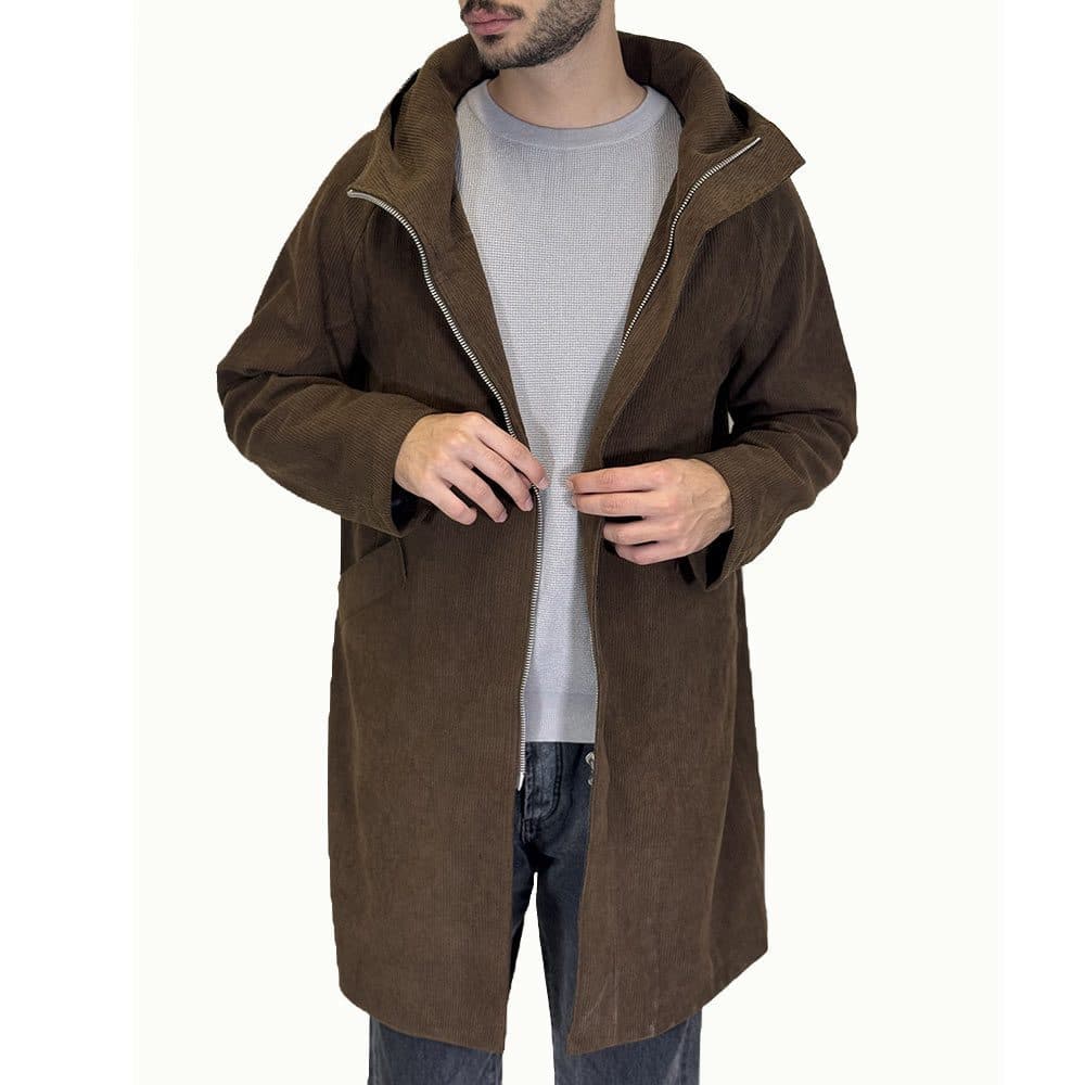 ژاکت مخمل کبریتی بلند F8740