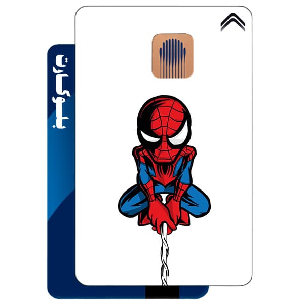 استیکر بلوکارت مدل مرد عنکبوتی کد CAB801-KB