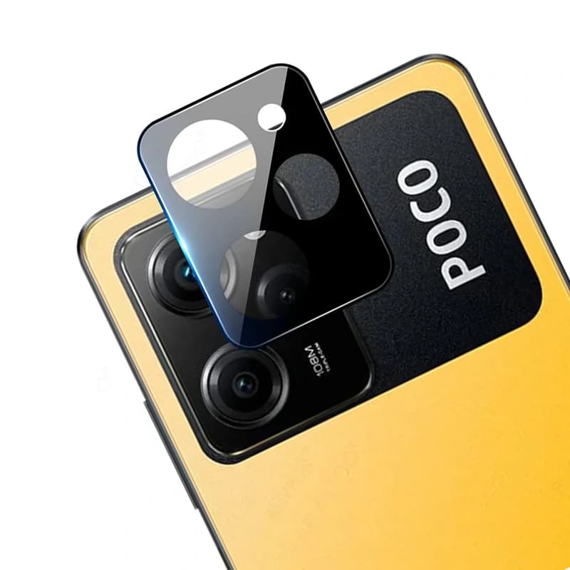 گلس محافظ لنز گوشی Xiaomi Poco X5 Pro 5G مدل شیشه ای 3D