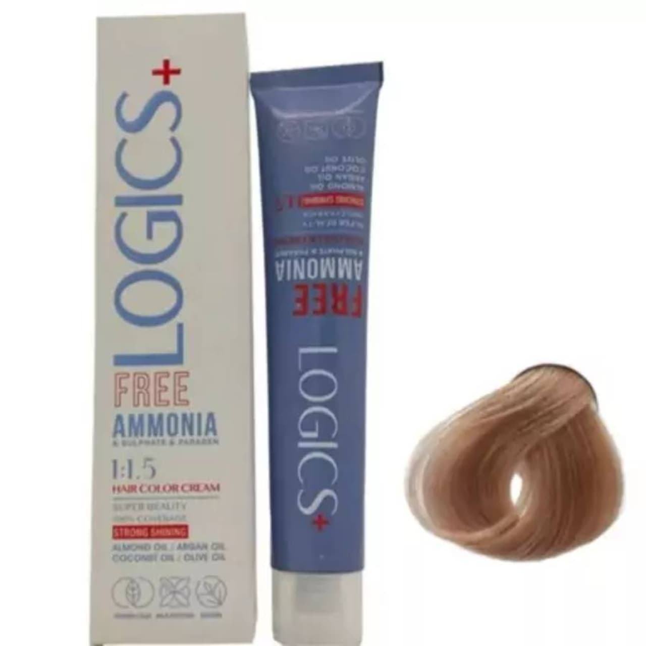 رنگ مو لوجیکس شماره 8.31 رنگ بلوند بژ روشن حجم 100 میلی لیتر