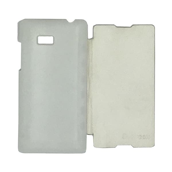 کیف گوشی فلیپ کاور اچ تی سی Desire 600 – سفید