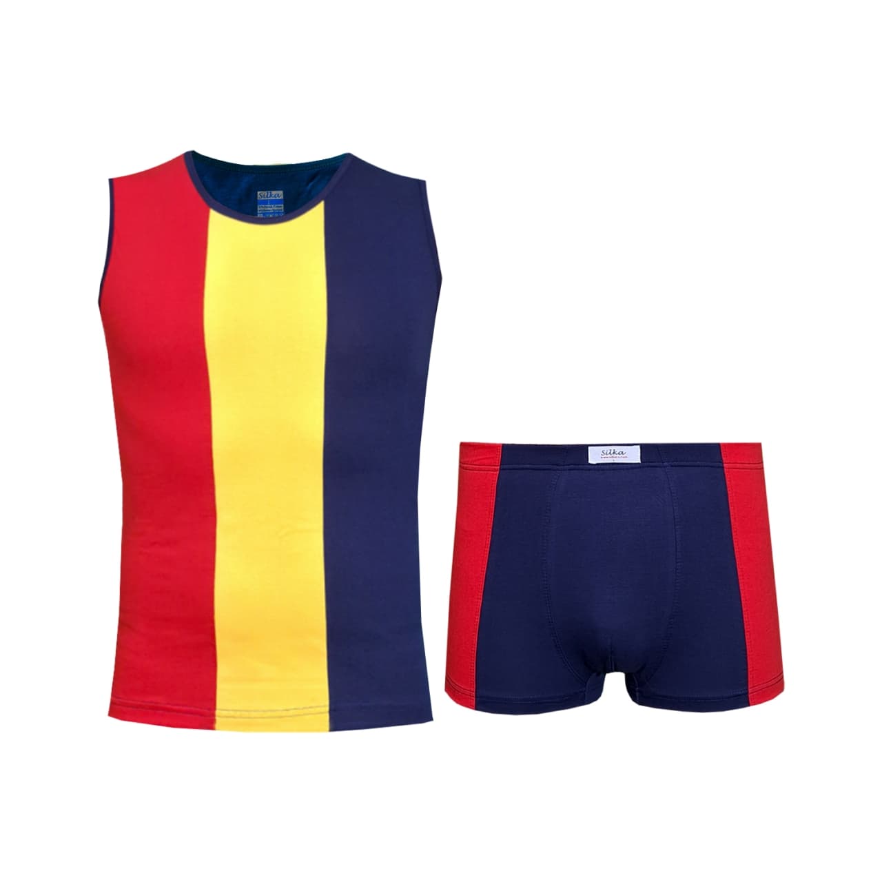 ست شورت و زیرپوش مردانه سیلکا مدل راد کد 1571