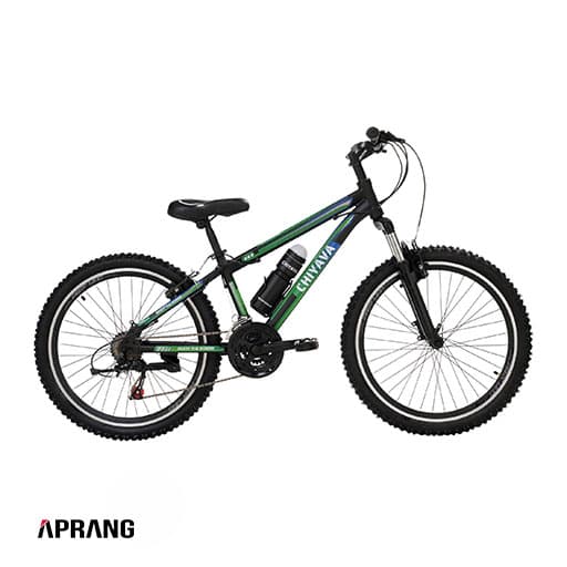 دوچرخه چیاوا مدل آکو دنده ای 21 سرعته با ترمز دیسکی و دوشاخ کمک دار سایز 24