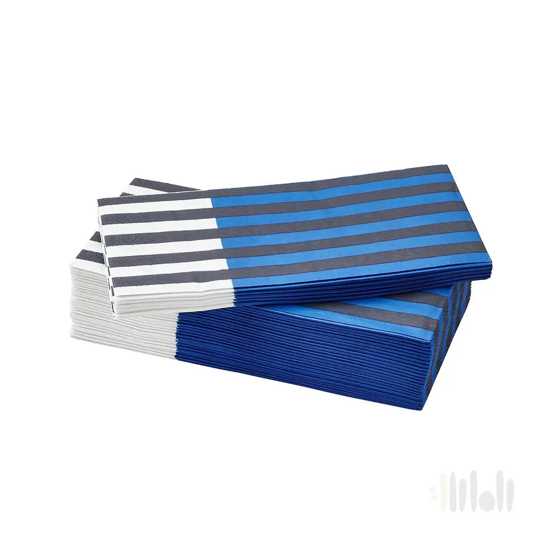 دستمال سفره آبی راه راه ایکیا PALPFJARIL