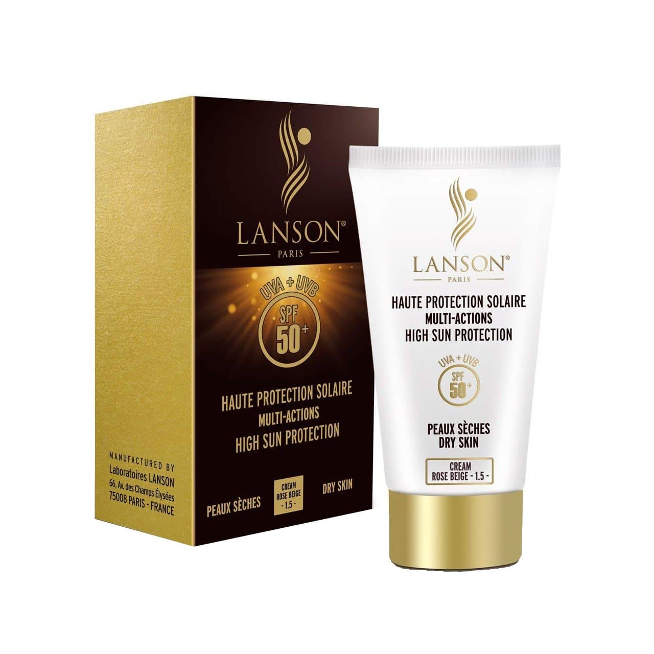 کرم ضد آفتاب رنگی لانسون مدل Multi action شماره 1.5 حجم 40 میلیلیتر