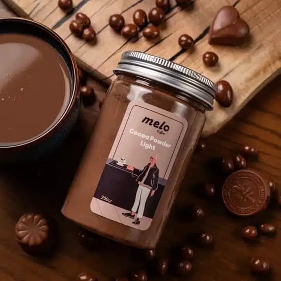 پودر کاکائو روشن ملو (200 گرمی)