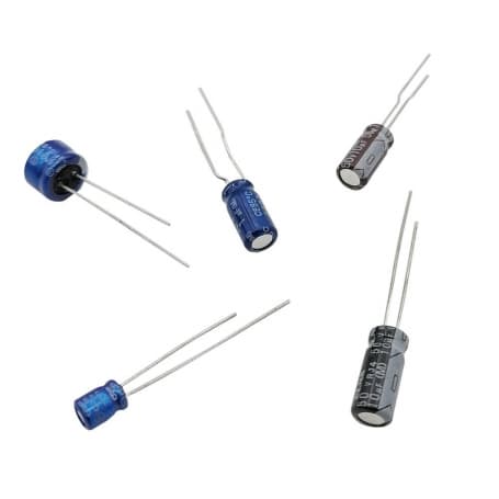 خازن الکترولیتی 27uF / 63V ژاپنی مارک ELNA