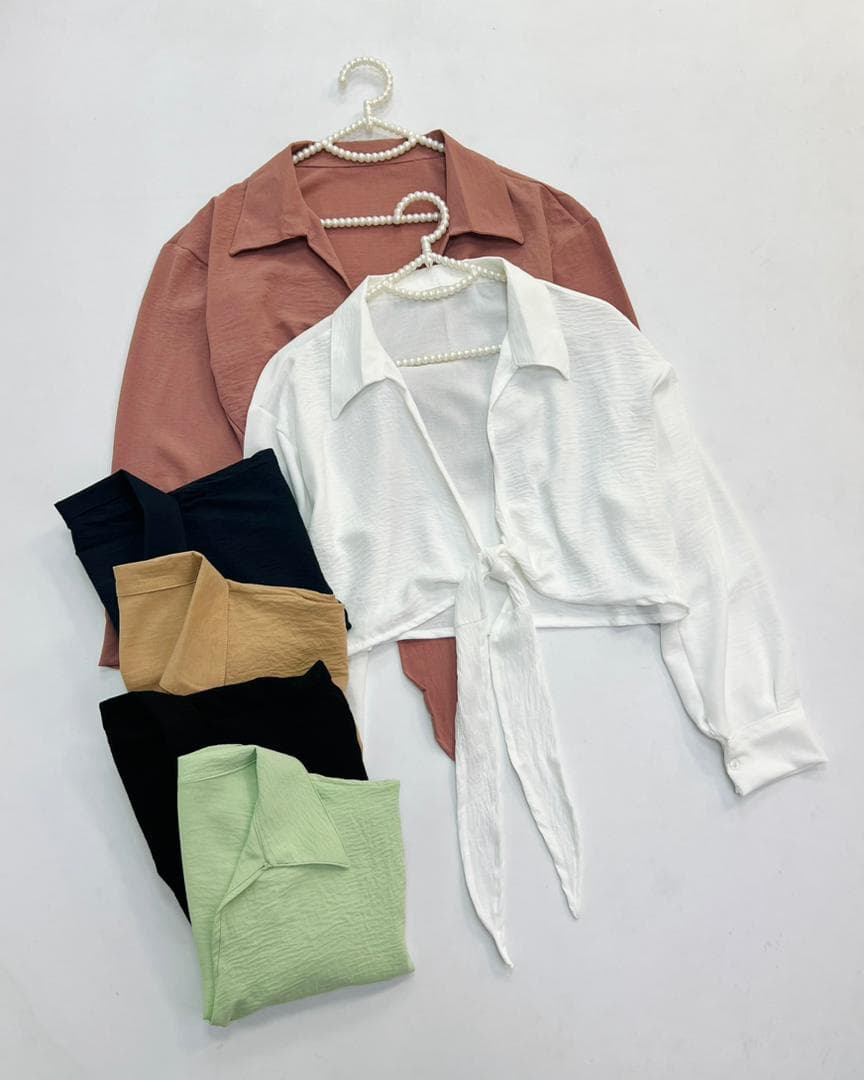 شومیز جلو گره ابروبادی