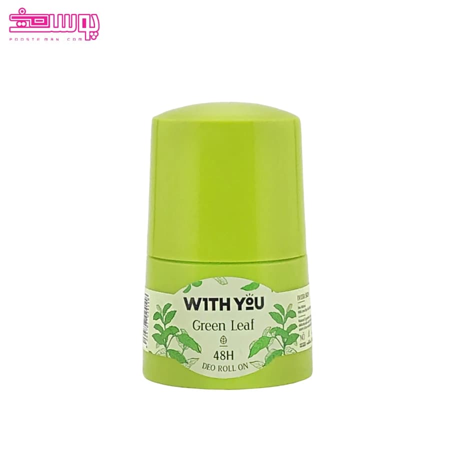 مام رول ضد تعریق ویت یو مدل Green Leaf حجم 50ml
