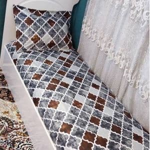 روتختی یک نفره طوسی خاکستری پتینه