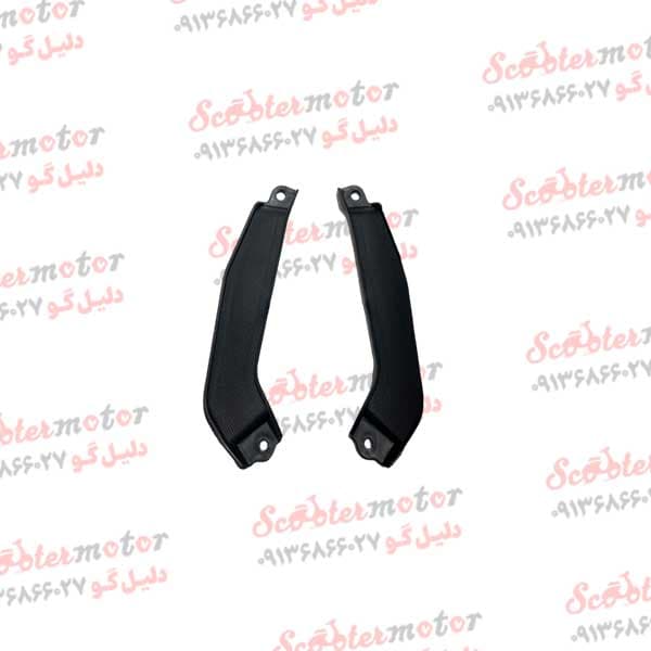 قاب (کاور فلاپ) لچکی مشکی کوچک بغل چراغ طرح کلیک 150(جفتی)