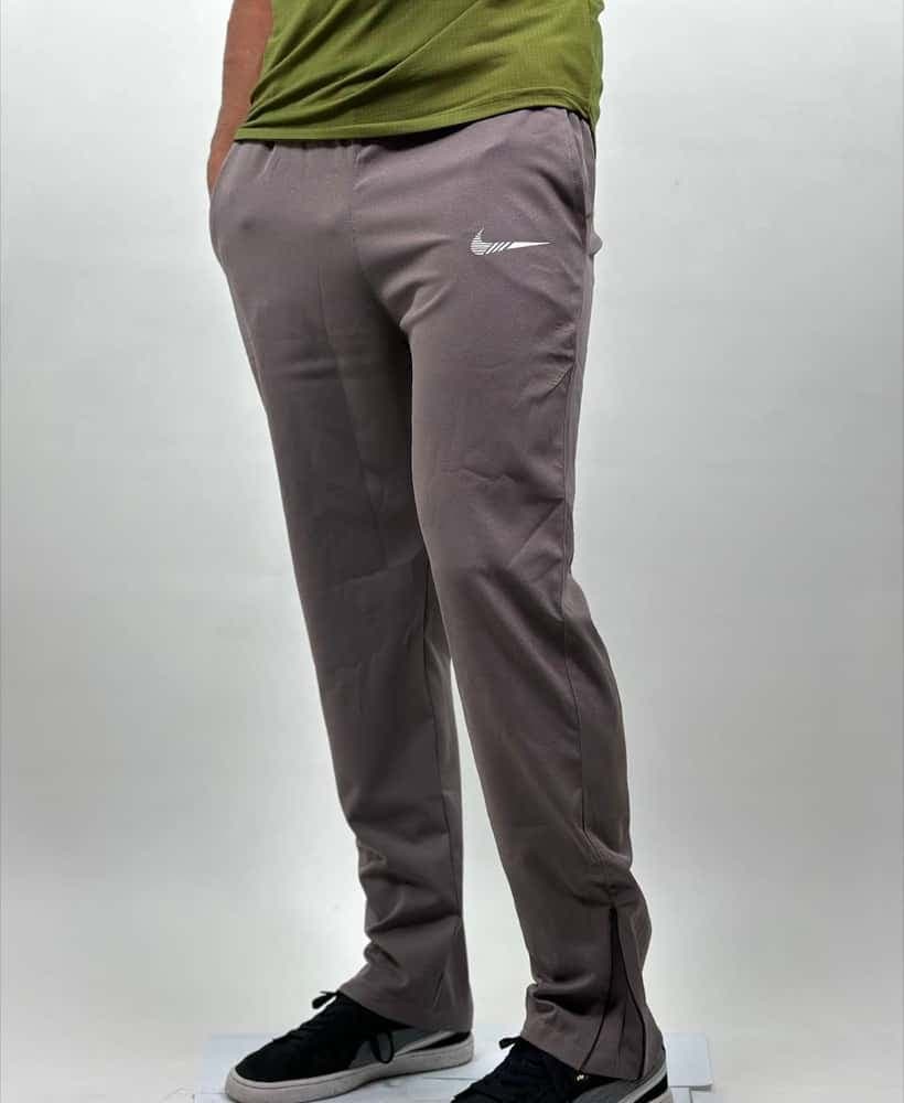 شلوار مازراتی دمپا زیپ – طوسی