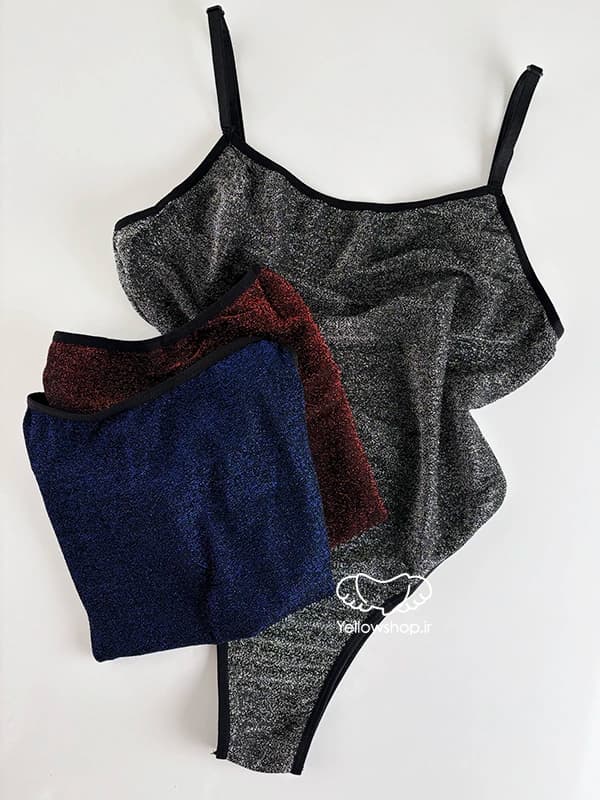 بادی مجلسی زنانه با رویه لمه ای جذاب کد 27121