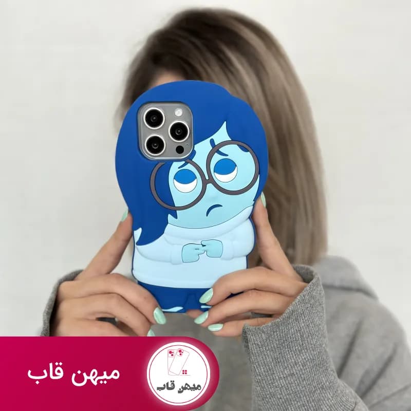 قاب گوشی آیفون Inside Out طرح غم - کد (۵۴۹۷۴)