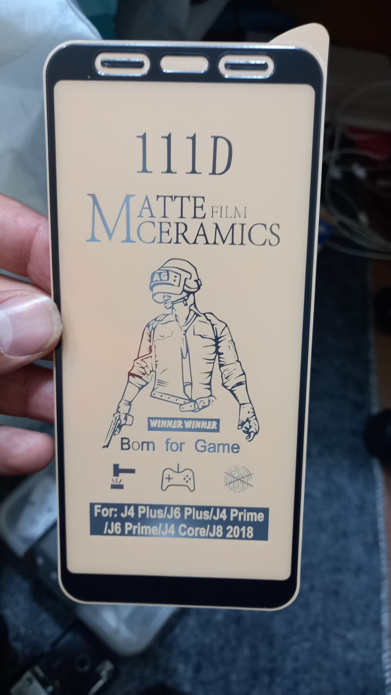 گلس سرامیکی مات سامسونگ A750 / J4 Plus / J6 Plus