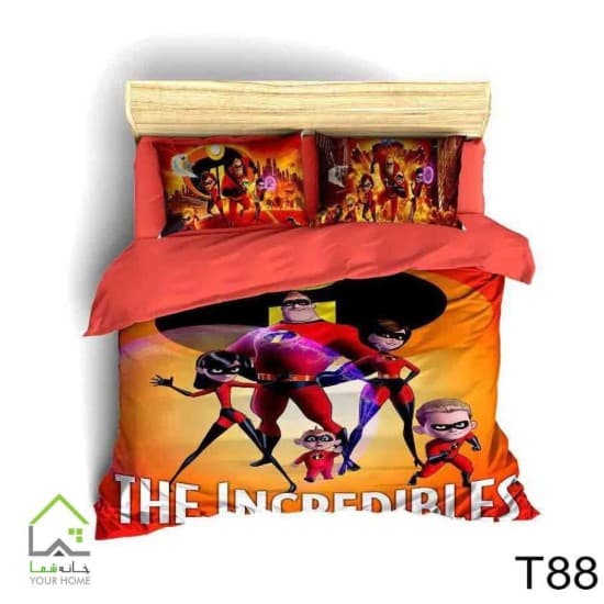 روتختی تک نفره چهار تکه سه بعدی شگفت انگیزان