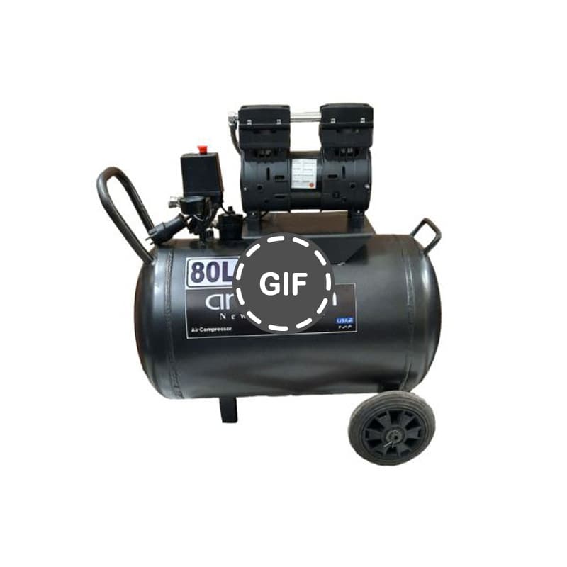 کمپرسور باد 80 لیتری سایلنت آمازون مدل AC-80