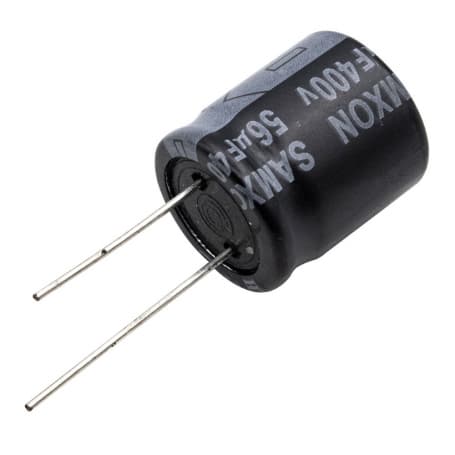 خازن الکترولیتی 56uF / 400V مارک SAMXON