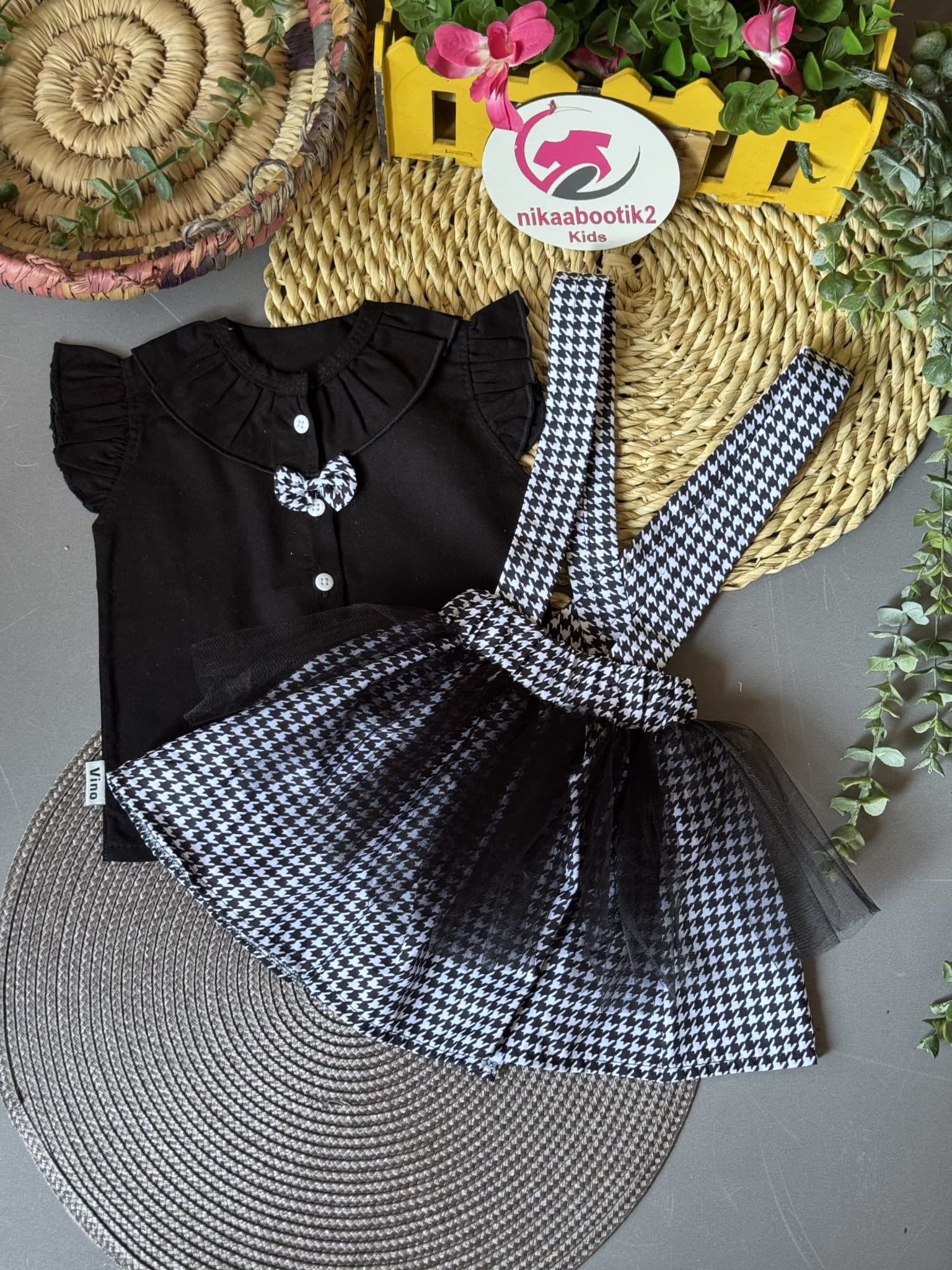 شومیز دامن ساسبندی پیچازی