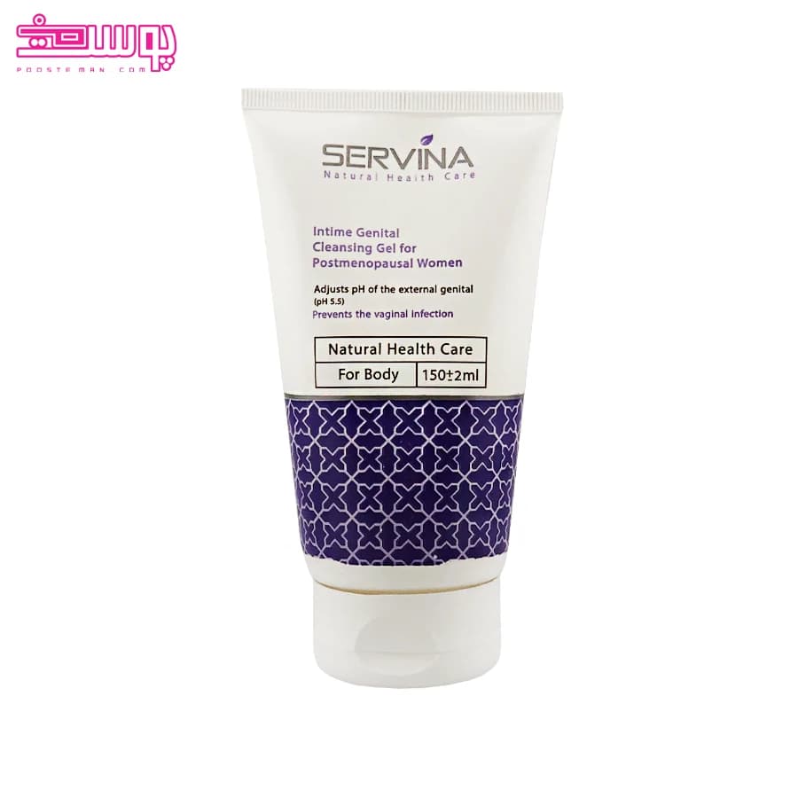ژل شستشوی بهداشتی بانوان سروینا برای دوران یائسگی 150ml